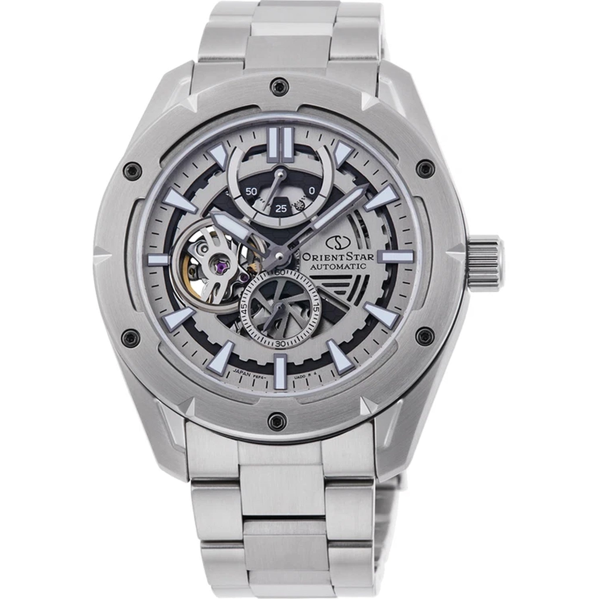 Montre Orient Star Contemporary RE-AV0A02S00B Cœur Ouvert Argenté Automatique