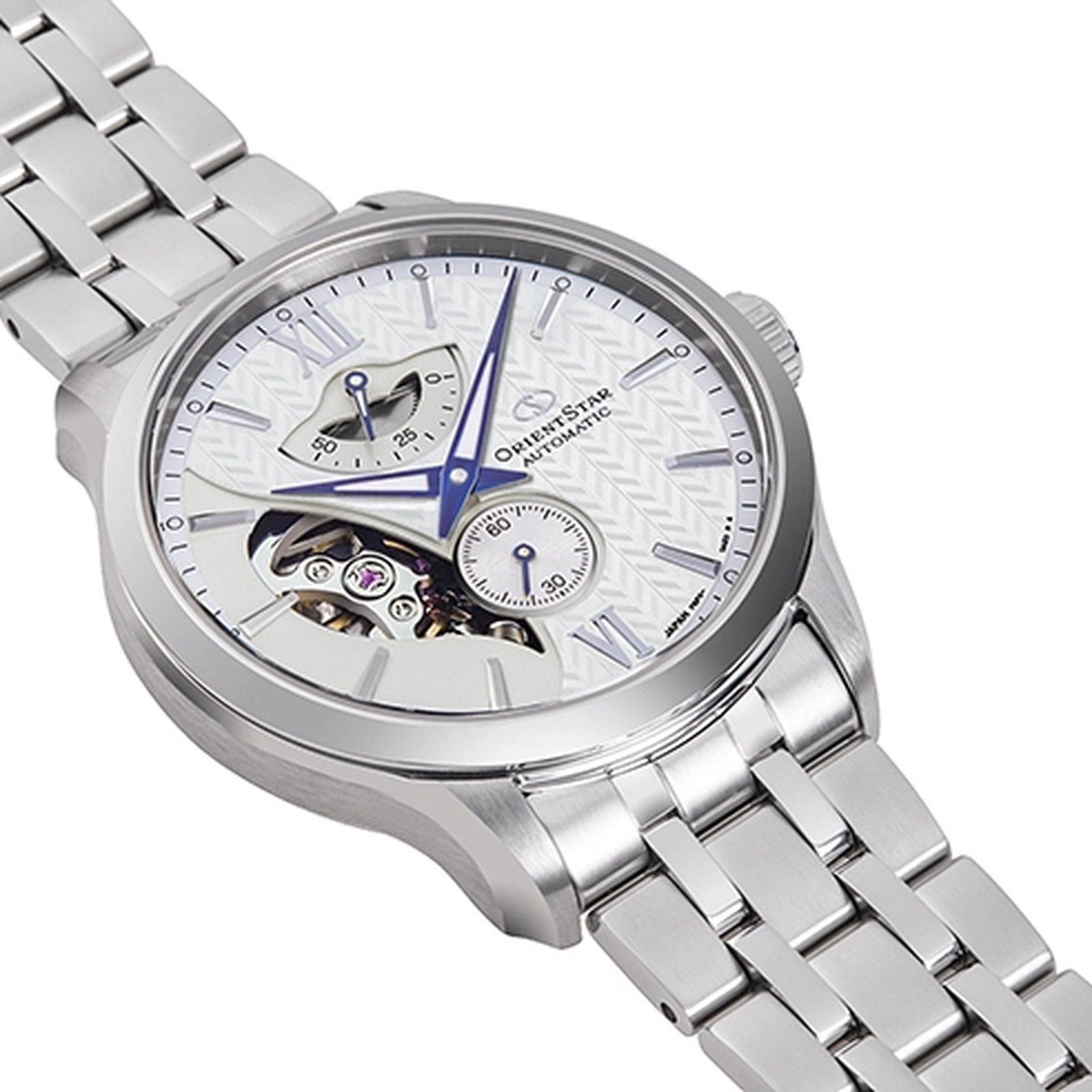 Montre Orient Star Contemporary RE-AV0B01S00B Cœur Ouvert Argenté Automatique