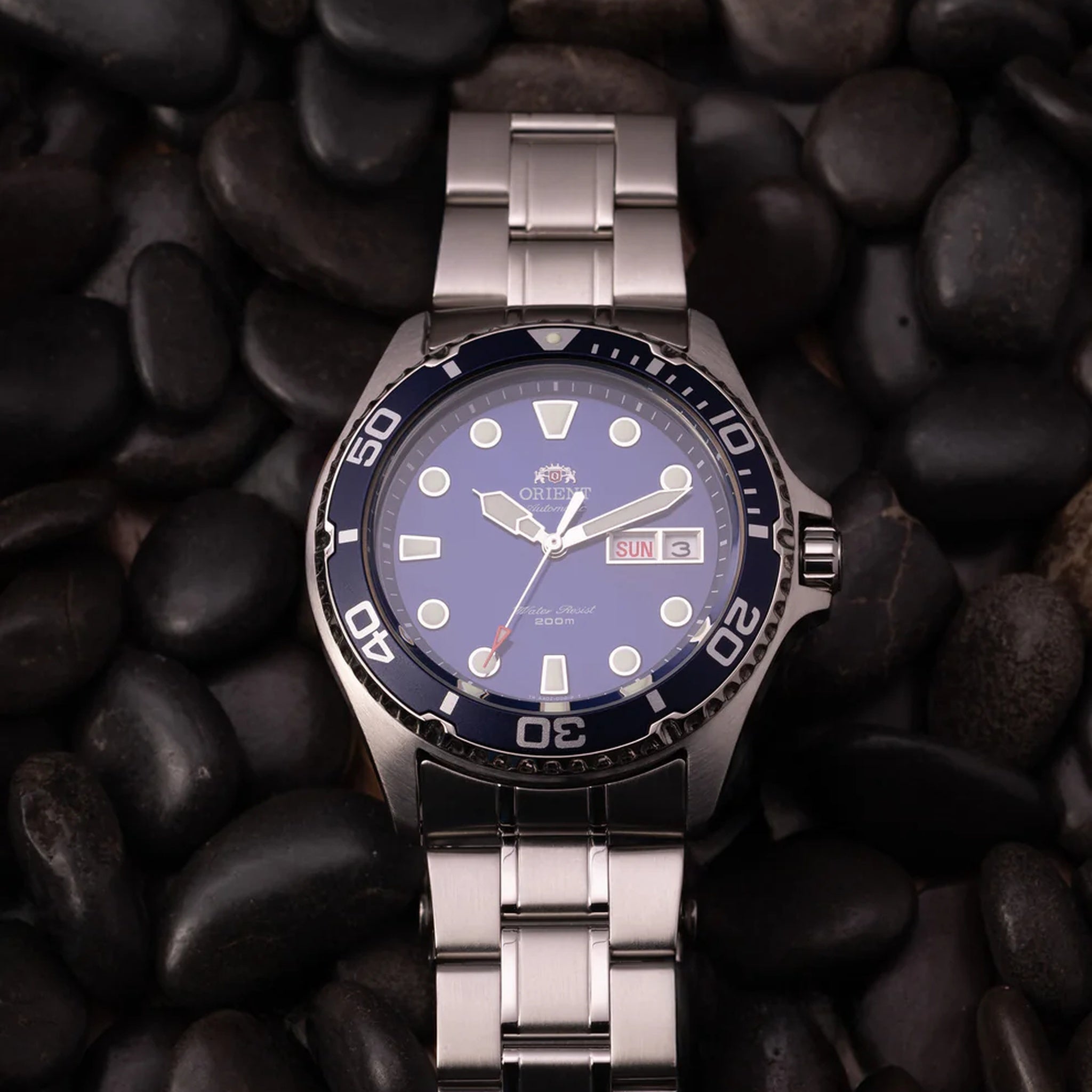 Montre Orient Ray II TAA02005D9 Bleu Automatique