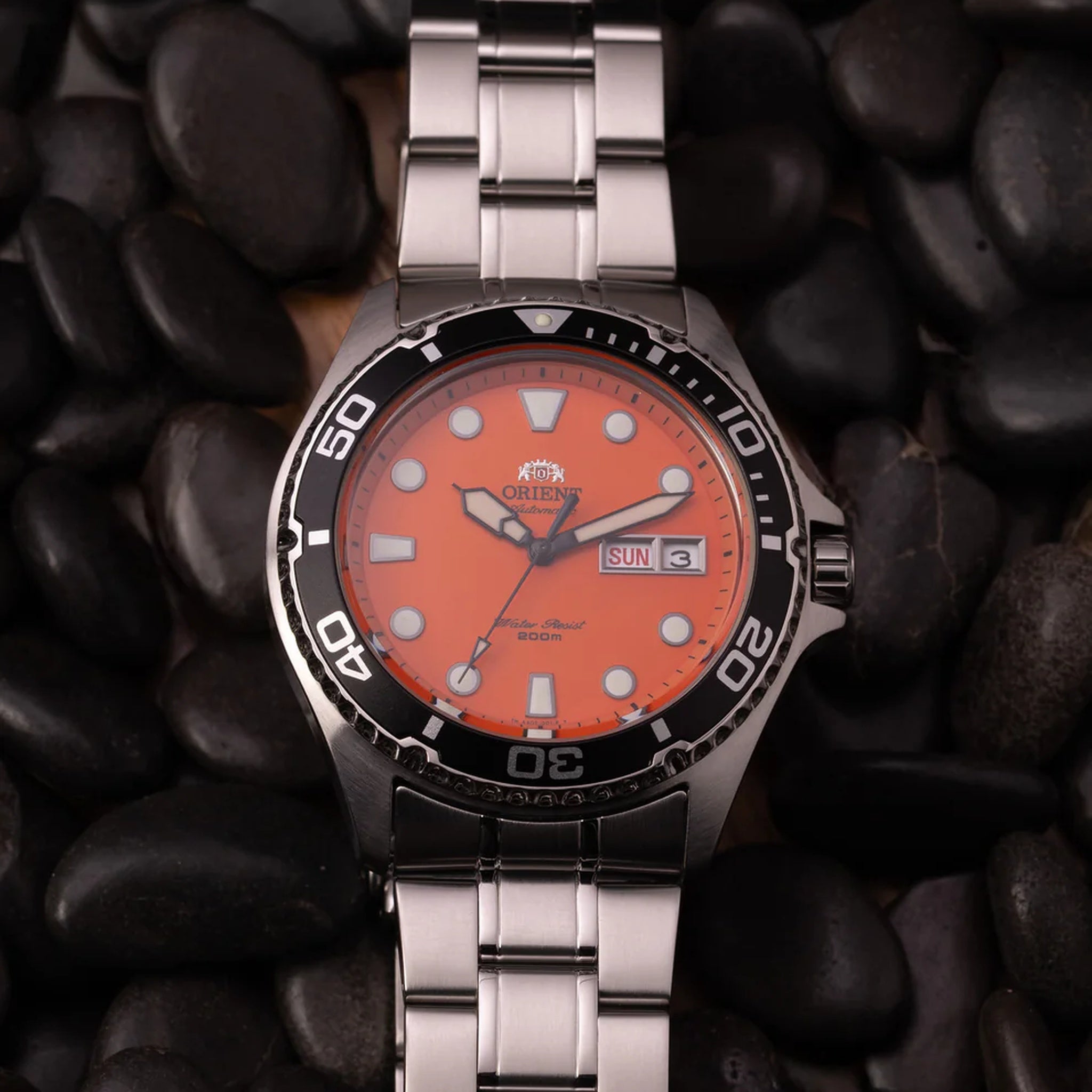 Montre Orient Ray II TAA02006M9 Orange Automatique
