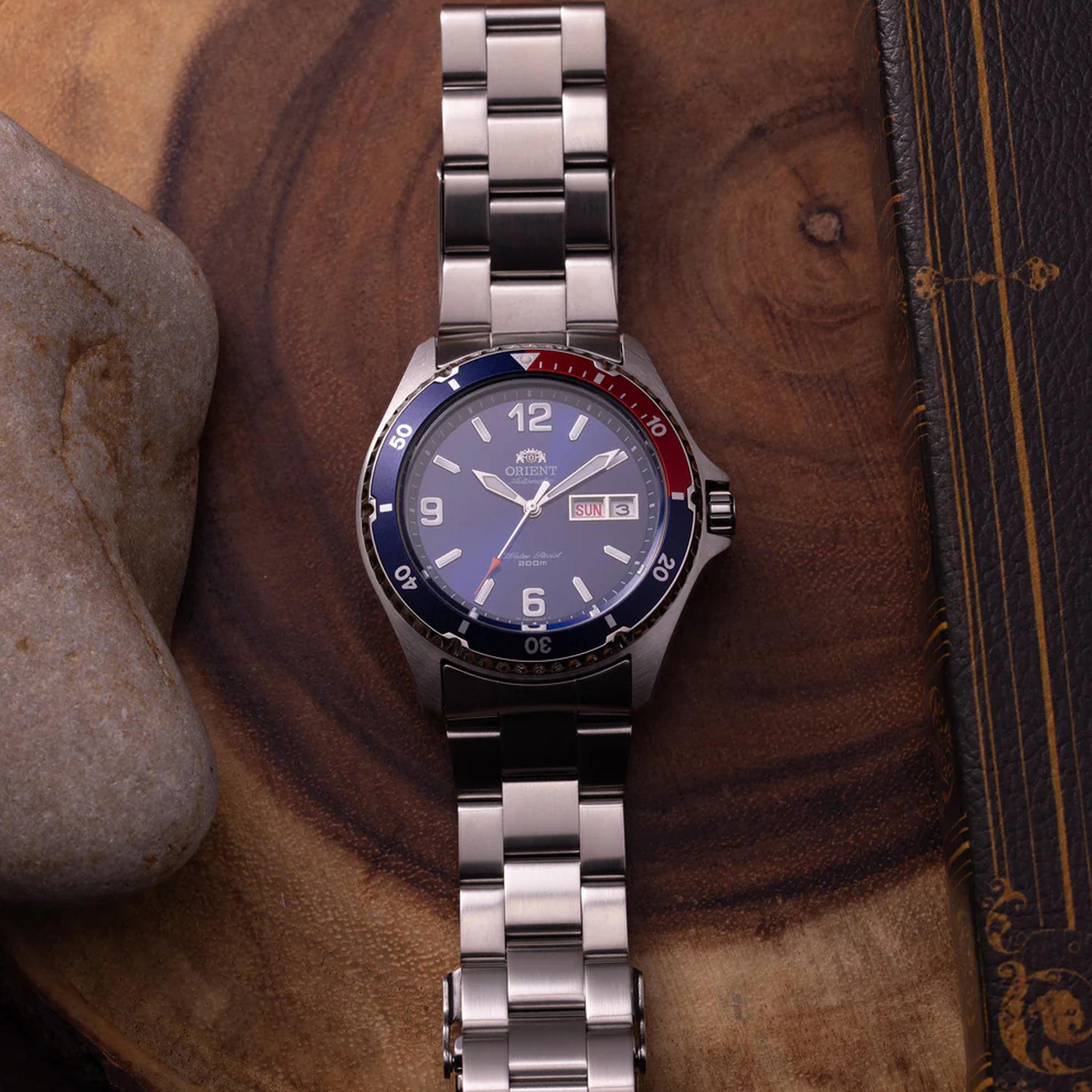 Montre Orient Mako II TAA02009D9 Bleu Automatique