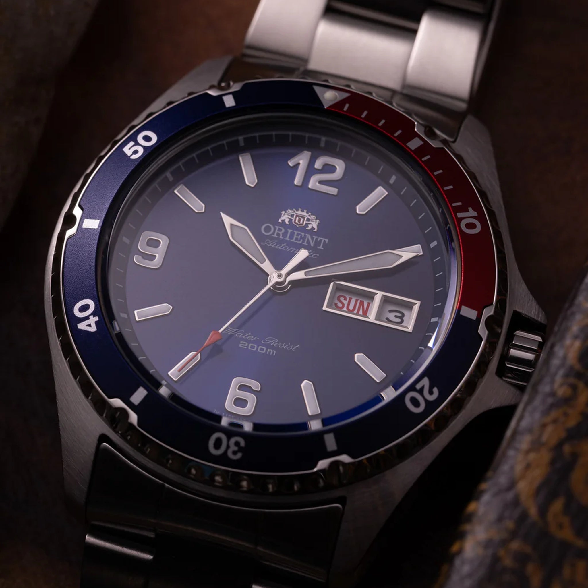 Montre Orient Mako II TAA02009D9 Bleu Automatique