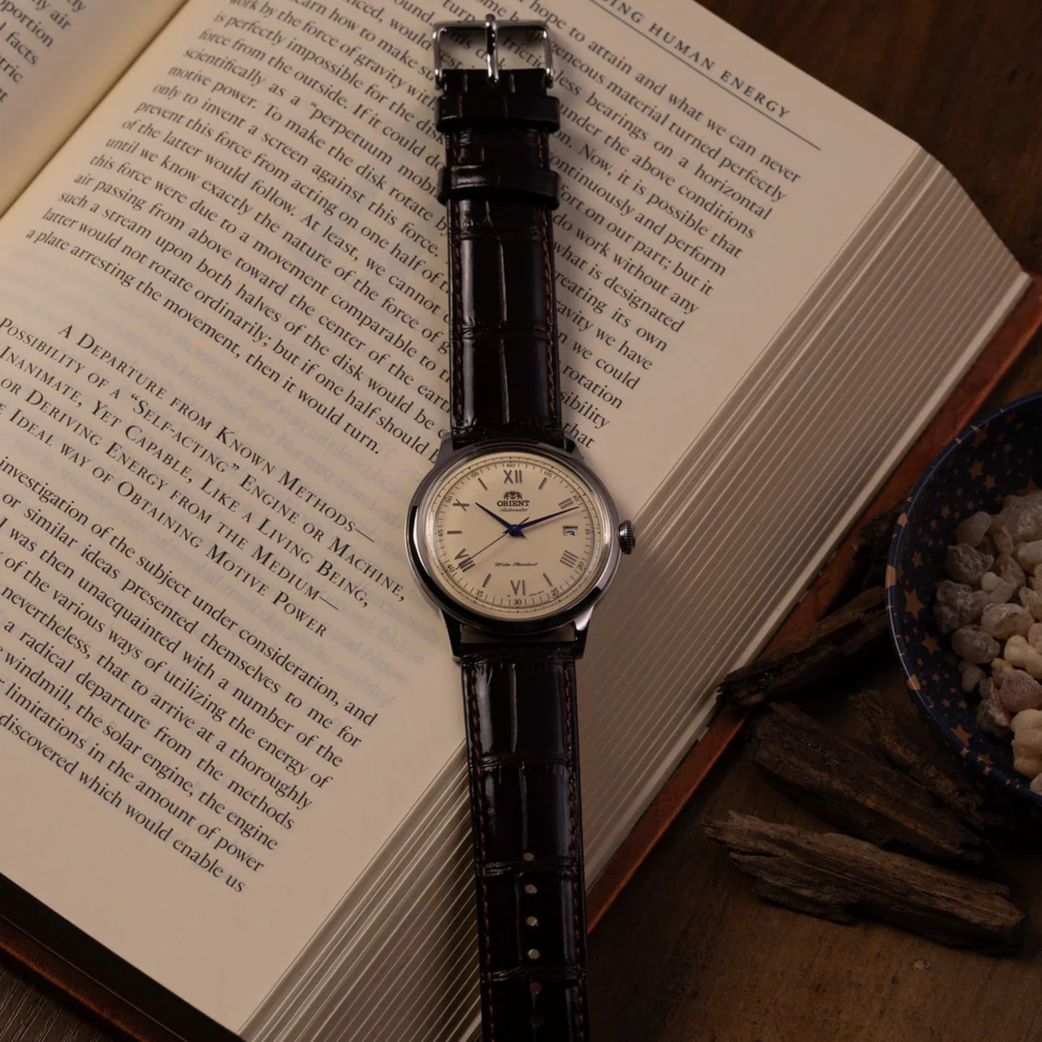 Montre Orient Bambino 2ème Génération TAC00009N0 Beige Automatique