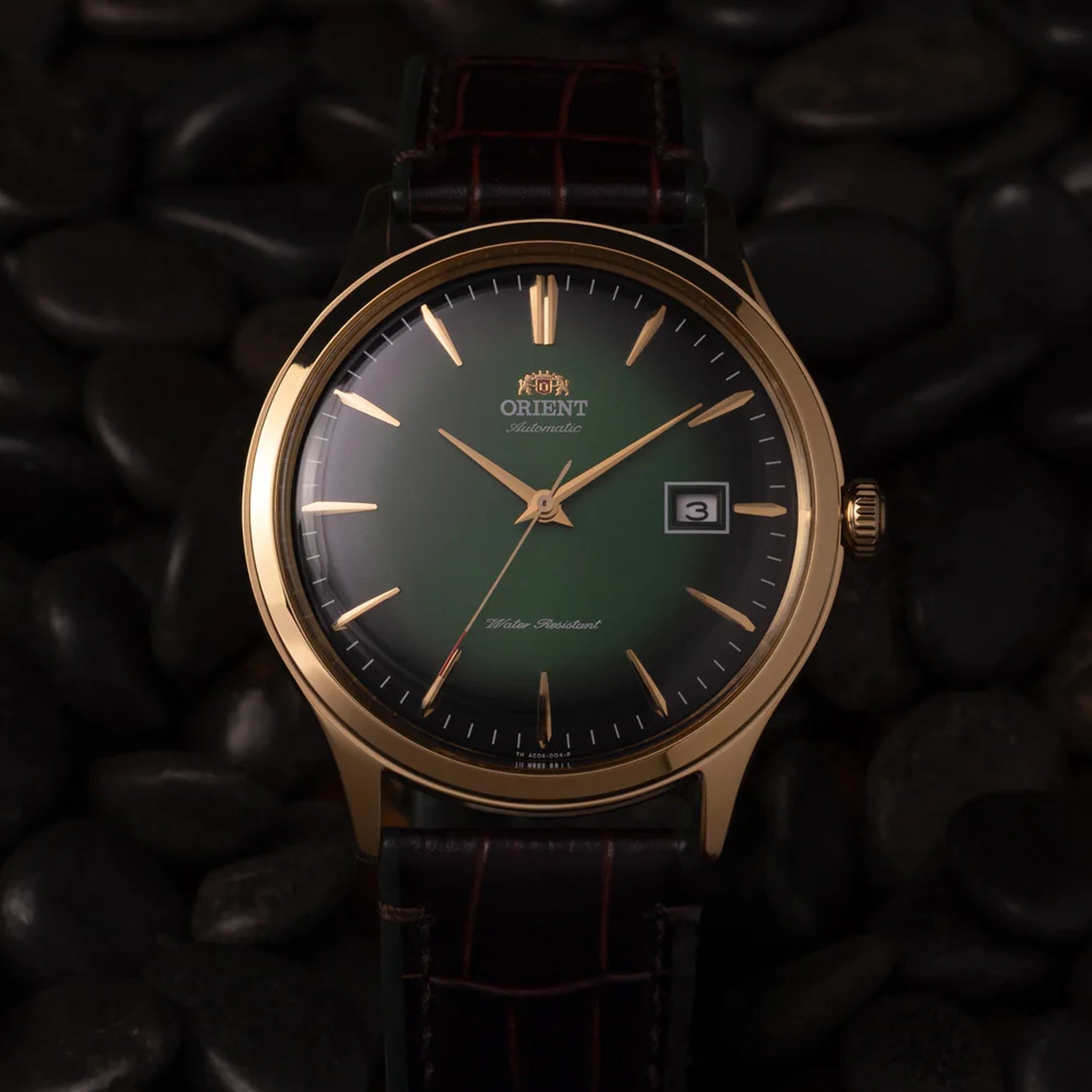 Montre Orient Bambino 2ème Génération V4 TAC08002F0 Vert Automatique