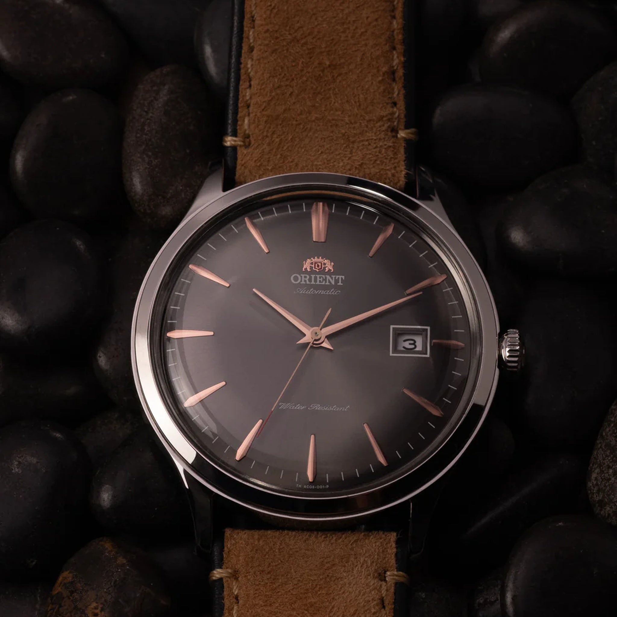 Montre Orient Bambino 2ème Génération V4 TAC08003A0 Gris Automatique