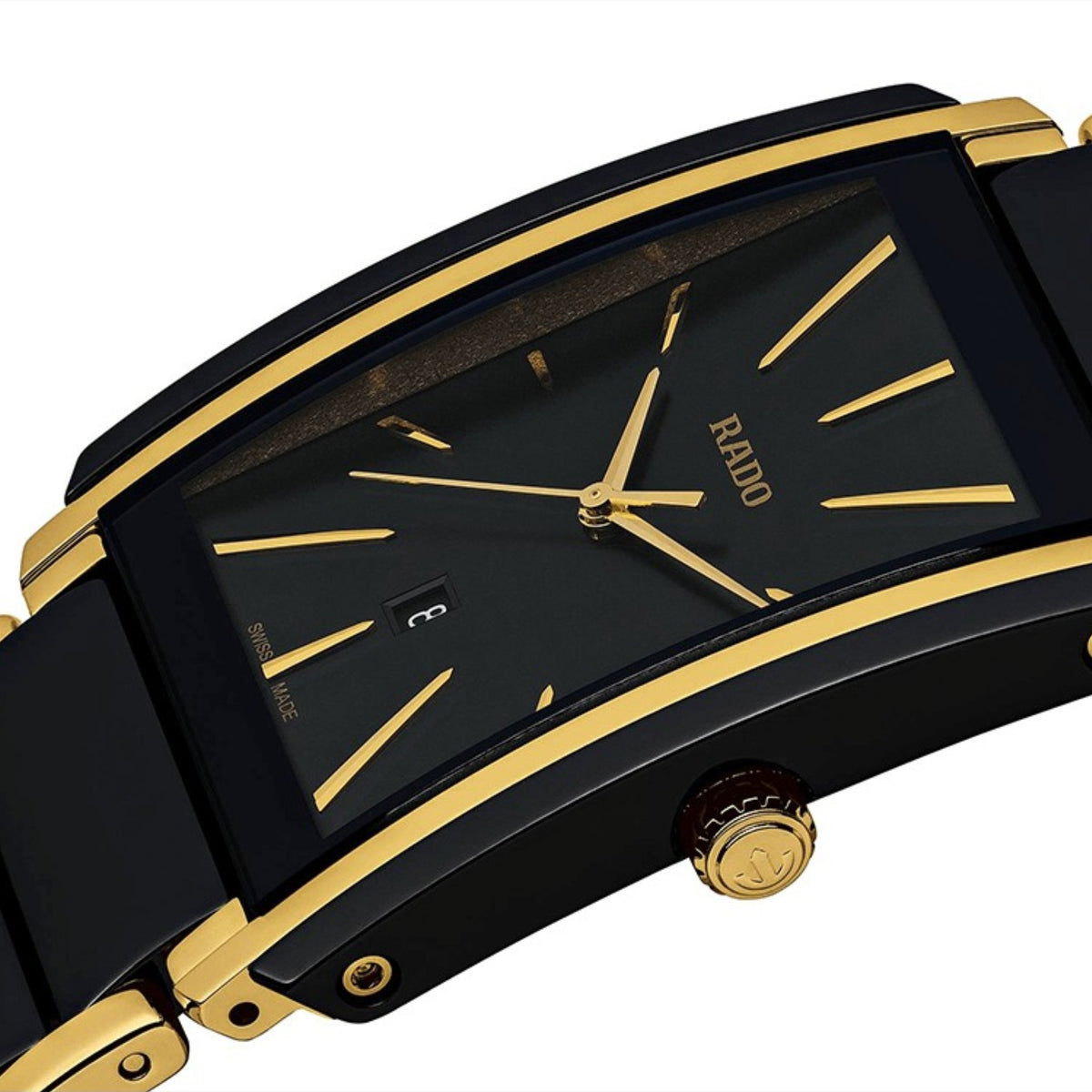 Montre Rado Integral Quartz R20204162 Noir Doré