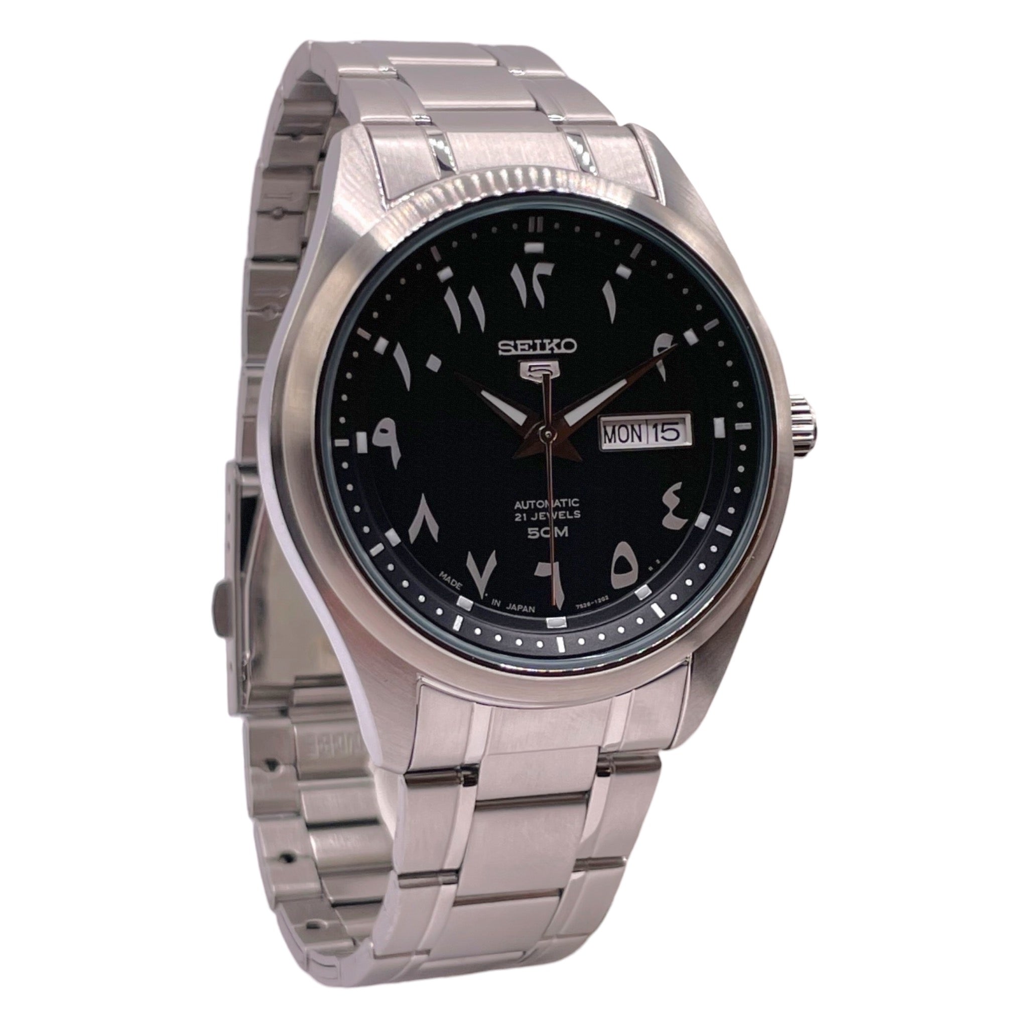 Seiko 5 Arabic Dial SNKP21J1 42mm Watch