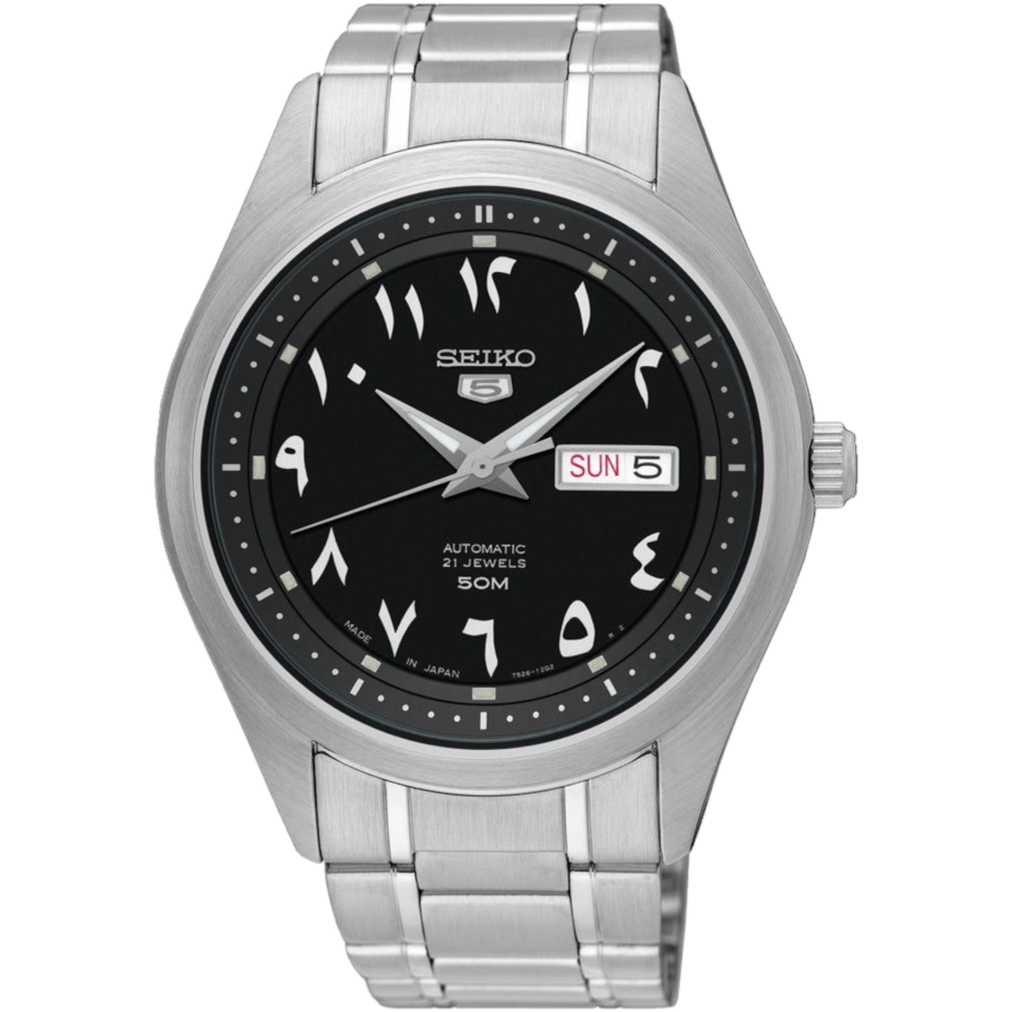 Seiko 5 Arabic Dial SNKP21J1 42mm Watch