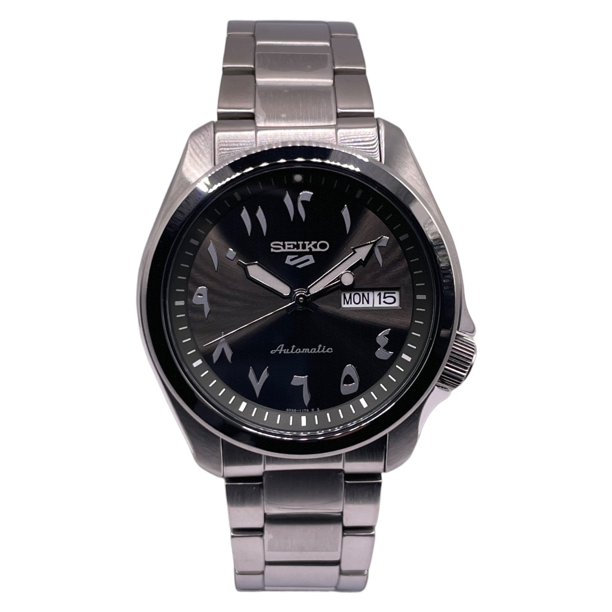 Buy Seiko Analog Black Dial Men's Watch-SRPD57K1 Stainless Steel, Silver  Strap at Amazon.in