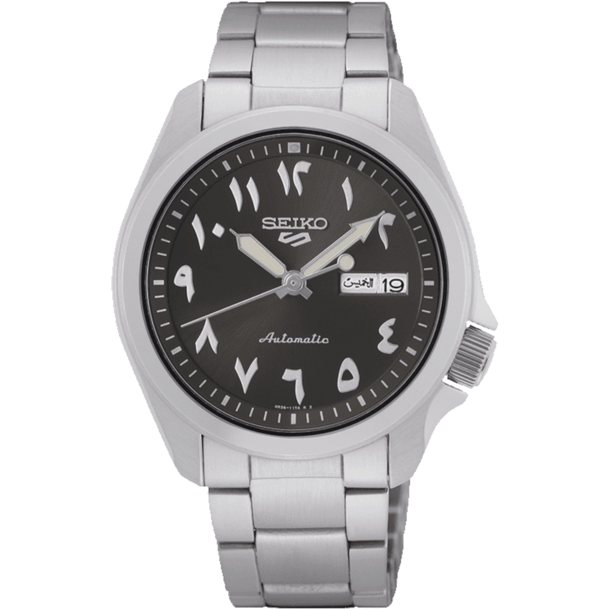 Seiko Arabic Dial SRPH47K1 Black Watch