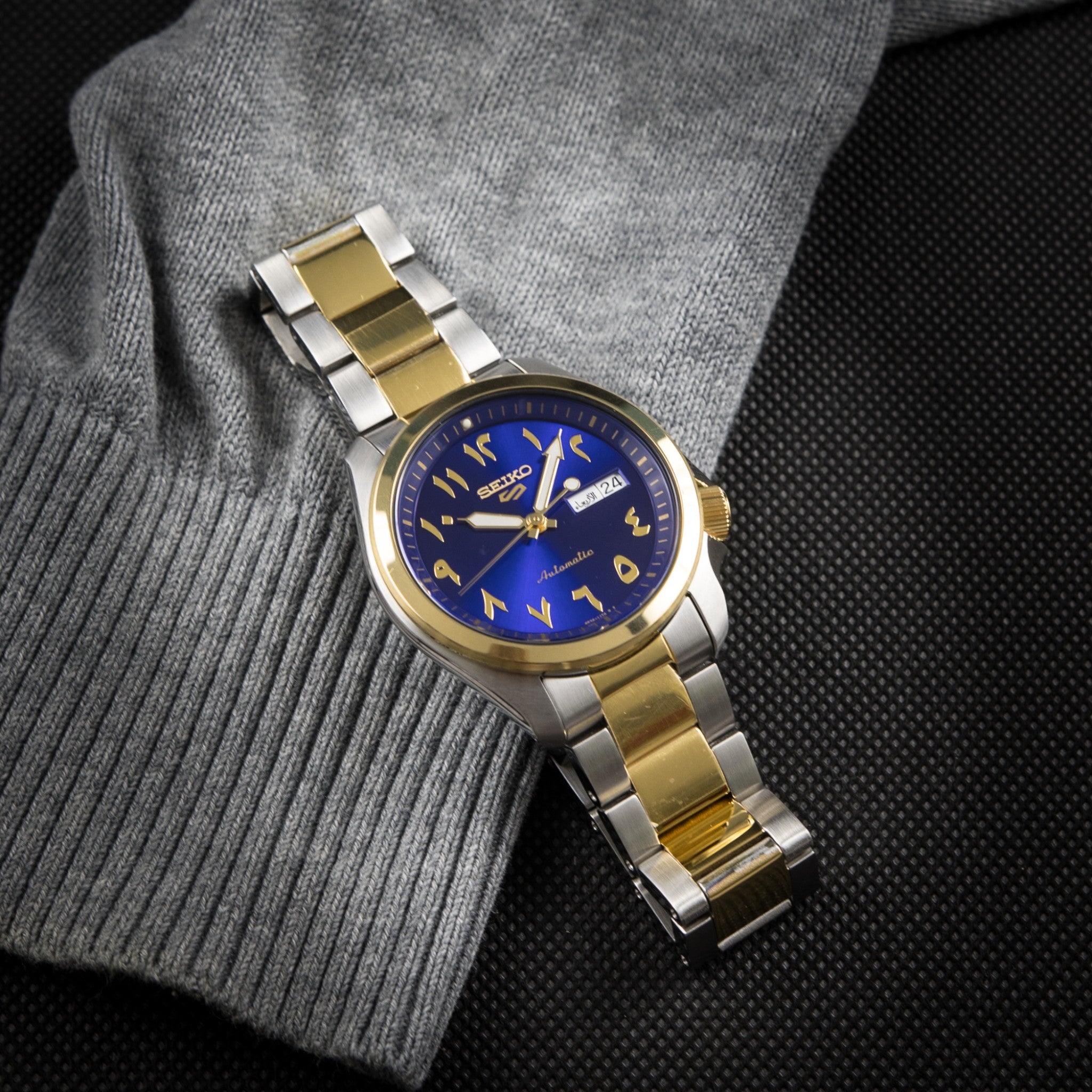 Seiko Arabic Dial SRPH50K1 Blue Watch