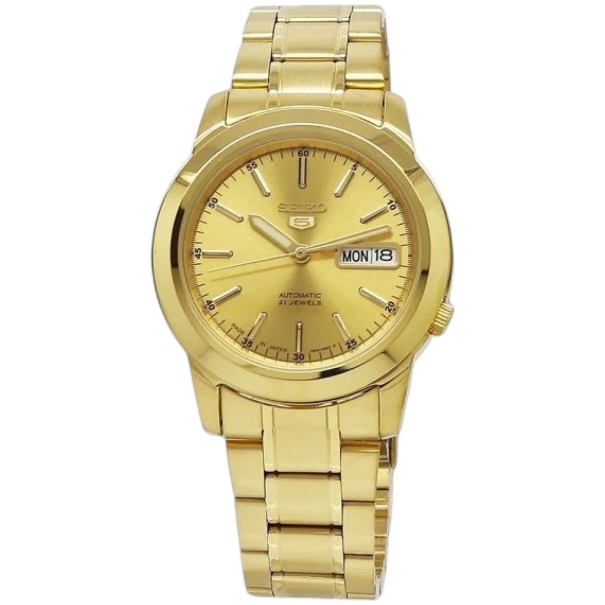 Montre Seiko 5 Homme Automatique SNKE56J1 Doré