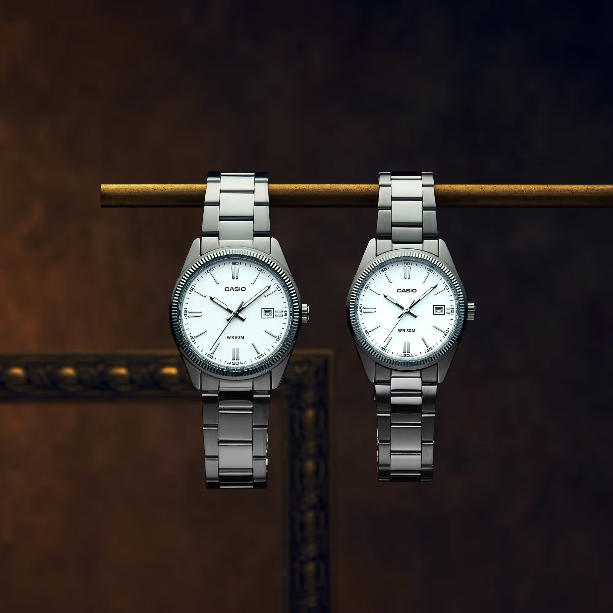 Montre Casio Collection UTP-1302PD-7A Unisexe Blanc
