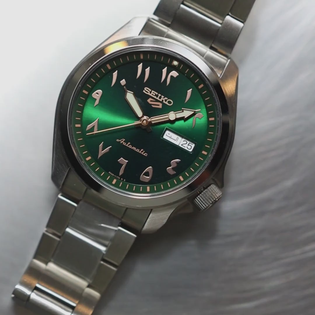 Seiko Arabic Dial Green Watch SRPH49K1